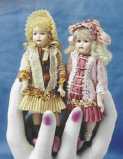 4" Reproduction Antique Doll Molds by Doreen Sinnett 